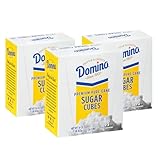 Domino® Sugar Cubes, 1 lb Box, 126 Sugar Cubes for Coffee and Tea (Pack of 3)