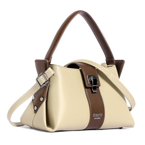 Image of EXOTIC Premium Stylish Dual Tone Elegant Buckle Hand & Sling Bag - Cruise Couture Collection