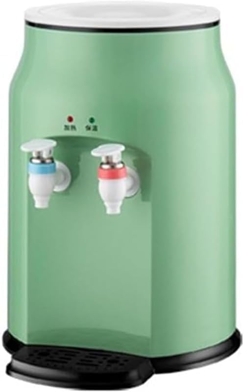 KryZaroホワイト コンパクトデスクトップウォーターディスペンサー 冷暖房両対応 ミニ小型 学生寮・家庭・オフィス用 ペットボト