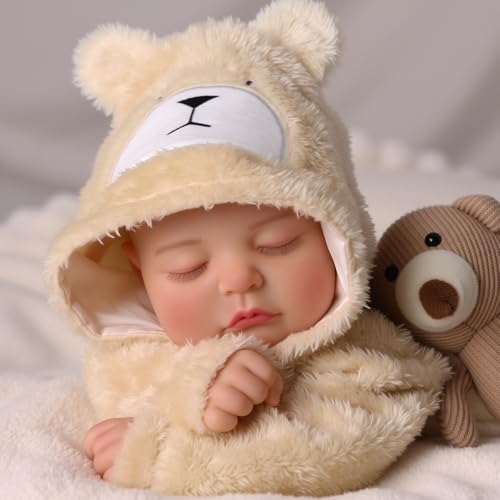 Muñeca bebé reborn realista de 20 pulgadas miniatura 4