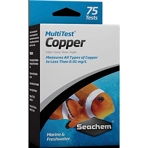 Seachem Teste De Cobre Multi Test Cooper - Faz 75 Testes