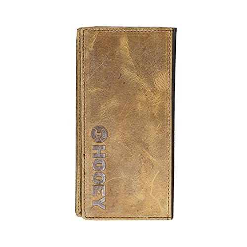 HOOEY Leather Men’s Western Rodeo Wallet (Hog Logo Embossed - Brown)3