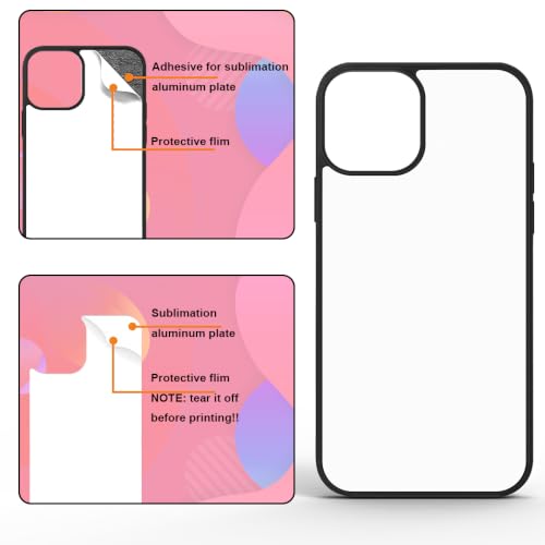 Coque sublimation iPhone 14 imprimable vierge rigide et souple antichoc x5