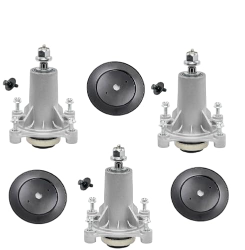 Automotive Replacement Parts3 Complete Spindle Pulley 54" For Poulan PB22VA54 PB24VA54 PB26H54Y PBGT2654 Mod-H89H-3753