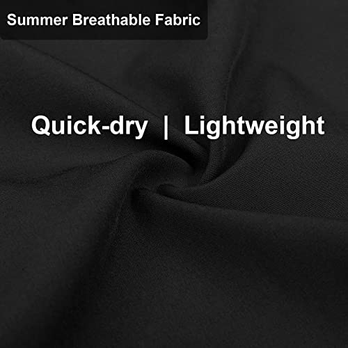 Baleaf Womens Capri Yoga Pants, High Waisted Wide Leg Lounge Workout Loose Casual Summer Stretch Capris Pants With Pockets, Z-Black-Polyester, Large #TOP3