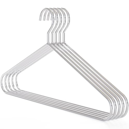 Hangerworld 10 Stabile verchromte Metall-Kleiderbügel 45cm...