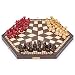 Husaria Wooden Three-Player Chess - 11 Inches