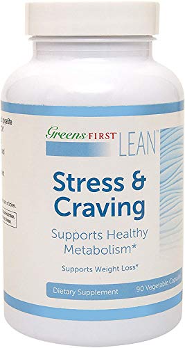 Greens First Lean Stress & Craving Dietary Supplement â€“ Dietary Supplements for Weight Loss â€“ Nutritional Supplements â€“ with Three Key Active Ingredients â€“ 90 Capsules