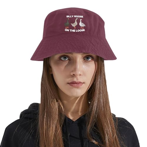 Image of Funny Silly Goose Hat Silly Goosee On The Loose Hat for Women Dad Hats Funny Hats