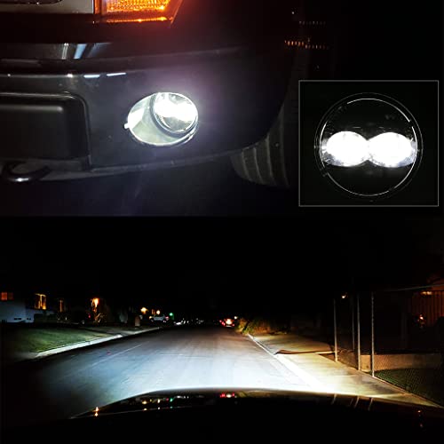 image for Z-OFFROAD DOT Approved LED Fog Lights Assembly Compatible with Ford F1