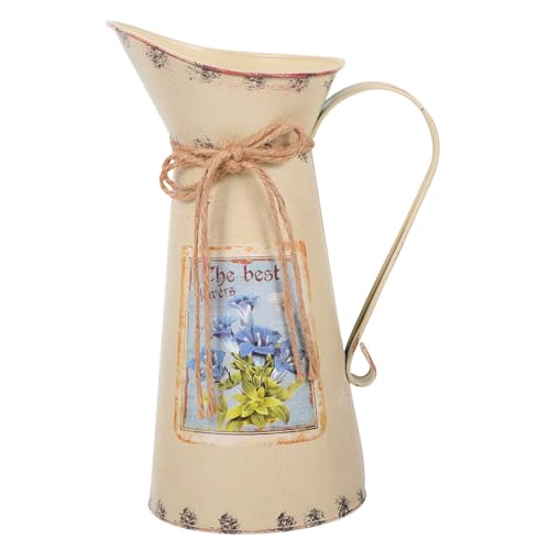 CAXUSD Seau à Fleurs Rétro Ornement De Bureau Pot De Fleurs Unique pour Jardin