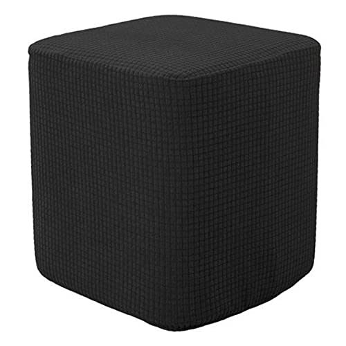2xSquare Foot Rest Ottoman Covers Decorative Footstool Slipcover Black|Home & Garden | Furniture | Slipcovers|1 Piece Square Footstool Ottoman Cover(2 Pack)-image-16