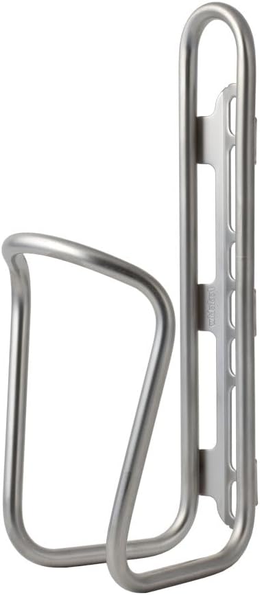 Widefoot StoutCage - Stainless Steel Water Bottle Cage for Bicycles - Made in The USA (Black)