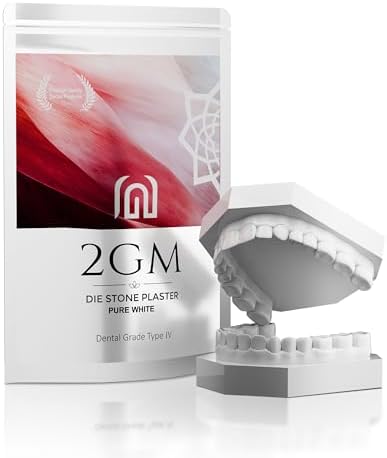 2GM Dental Die Stone Powder for Prosthetic Teeth Making, Used for Study ...