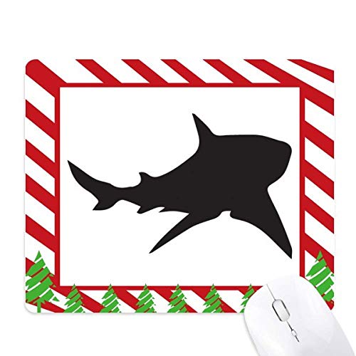 Tapis de souris en caoutchouc noir Ocean avec base antidérapante