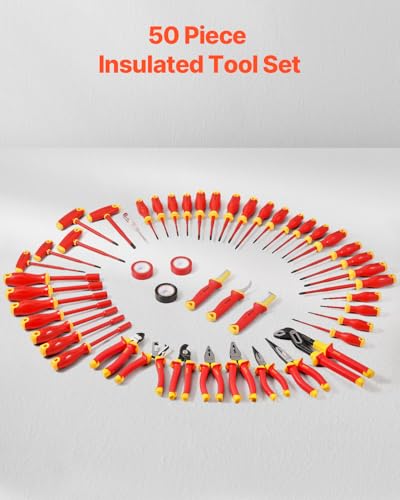 VEVOR 50-Piece Insulated Screwdriver Set