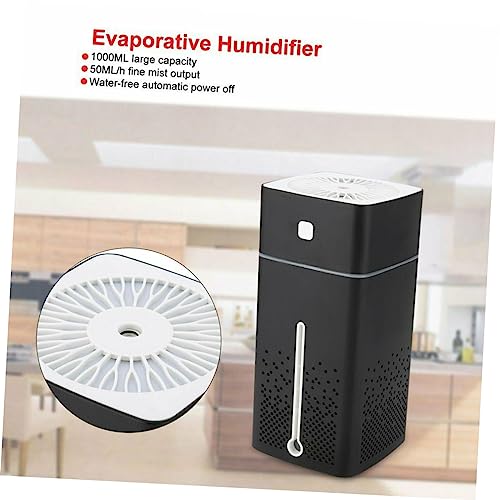 Mini humidificateur air USB brume fraîche et diffuseur portable LED noir Zerodeko - 6