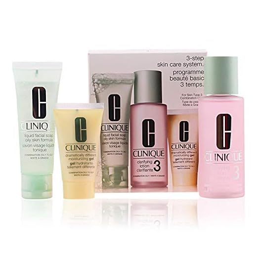 Giftset Clinique 3 step Skin Care System 3
