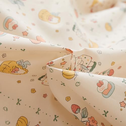 Image of LifeTB Cottagecore Floral Comforter Set Cute Aesthetic Flowers Bedding Set | Coquette Aesthetic Floral Botanical Bedding Twin XL Comforter for Teen Girls Soft Lightweight Bedding 3 Piece