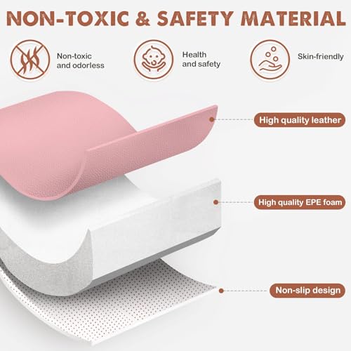Image of little dove 4-Piece Set Climbing Toys for Toddlers 1-3, Baby Foam Climbing Blocks for Toddlers, Soft Play Toddler Climbing Toys Indoor for Crawling Climbing and Sliding, Foam Play Gym, Pink & White