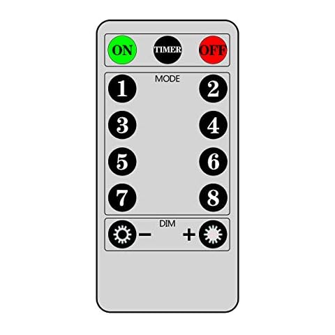 DBFIARY Small 13 Key Remote for Battery Operated Led String Lights Cover