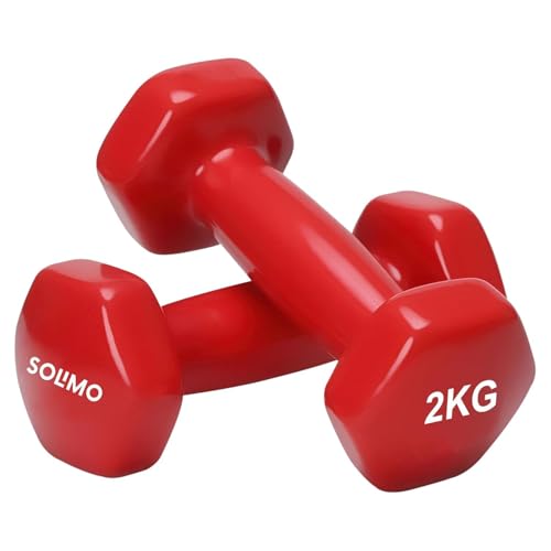 Image of Amazon Brand - Solimo Vinyl Dumbbell