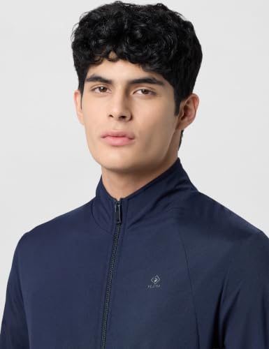 Image of Qube by Fort Collins Men's Windcheater, Lightweight, Windproof Polyester Standard Length Jacket for Year-Round Casual & Daily Use