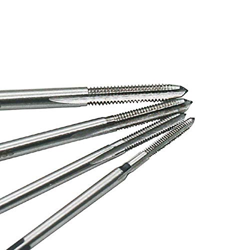 Yarrkc 10 Pcs Micro Taps For Clocks And Watches Tapping, Mini Spiral Flute Taps Machine Tap Sets Metric Straight Flute Coarse Thread Design thumb #4