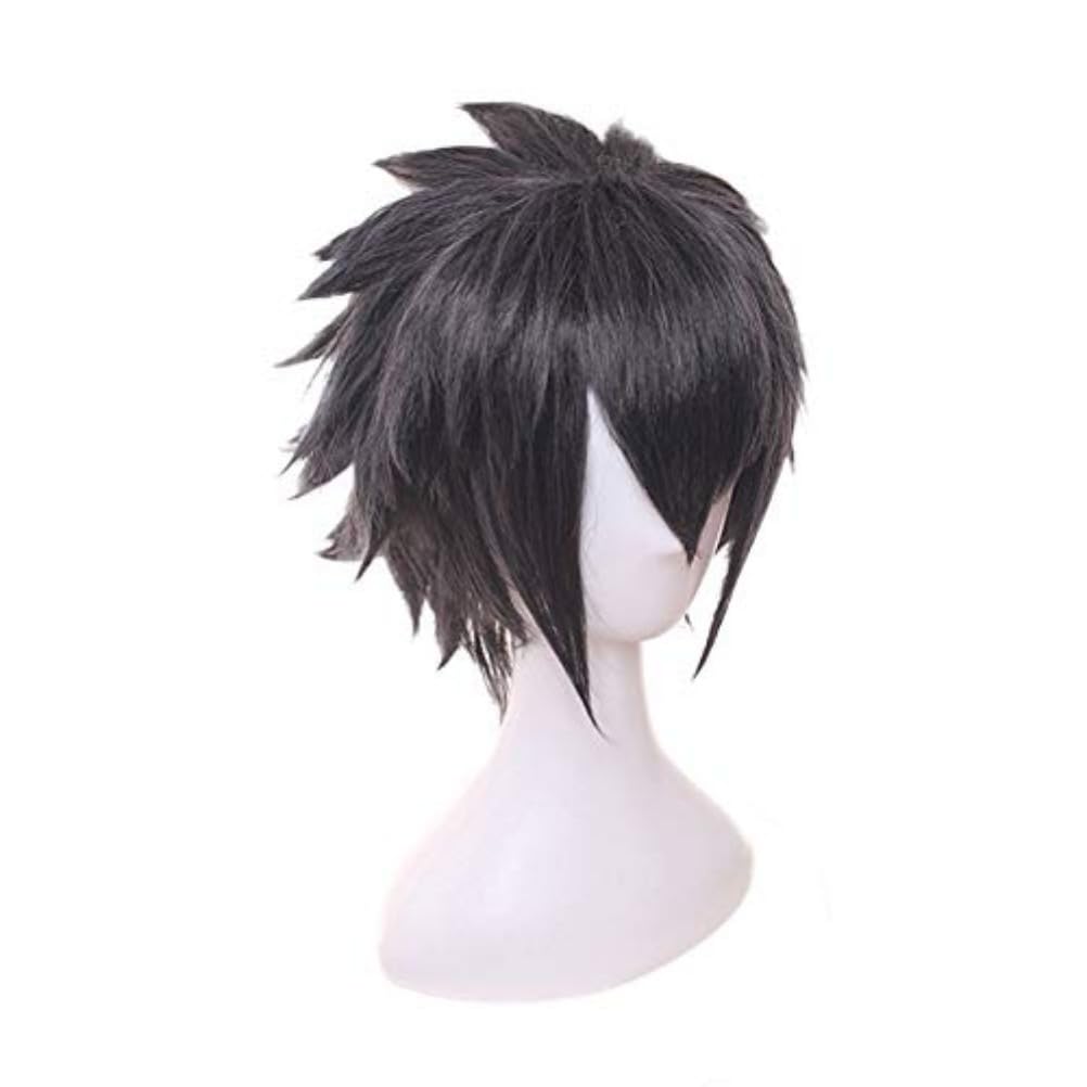 Cosplay Wig FF15 Noctis Lucis Cosplay Wig Short Men Layered Halloween Costume Hair Wigs With Wig Cap