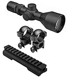 M1SURPLUS Optics Kit with Tactical 3-9x40 Compact Rifle Scope + Rings and Picatinny Mount Fits...