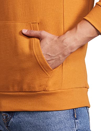 Image of Amazon Brand - Symbol Men's Cotton Blend Hooded Neck Regular Fit Sweatshirt