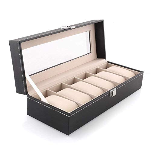 See full amazon price history chart for DIYA SALES 6 Slot Watch Storage Box for Men Women PU Leather Portable Watch Organizer Storage Box Case Holder Stand with Transparent Window DIYA SALES 6 Slot Watch Storage Box for Men Women PU Leather Portable Watch Organizer Storage Box Case Holder Stand with Transparent Window (B0BWYRK45V) Amazon Price History, Amazon Price Tracker