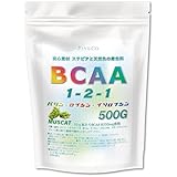 JAY&CO. 安心の無添加（合成甘味料・合成着色料） BCAA 1-2-1 (500g, シャインマスカット)
