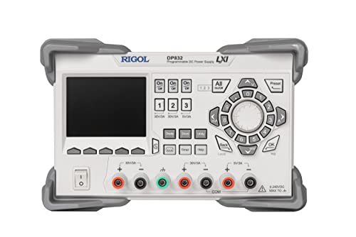 Image of Rigol DP832 Programmable Linear Dc Power Supply,3 Channels,195W Total Power,Maximum Output Range 30V /3A || 30V /3A, 5V /3A