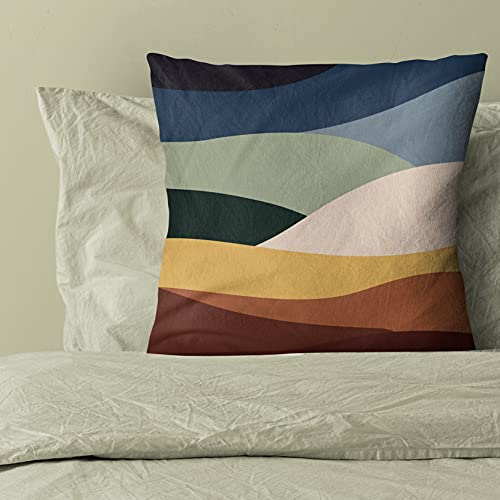 Kit 3 Capas de Almofada Floral Abstrato