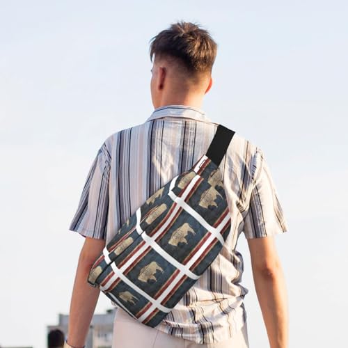 Sac banane de course Wyoming avec sangle réglable pour sport