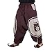 Produktbild KUNST UND MAGIE Trendige Haremshose Bunte Muster Goa Hippie Hose, Größe:S/M, Farbe:Hanffarben/Braun