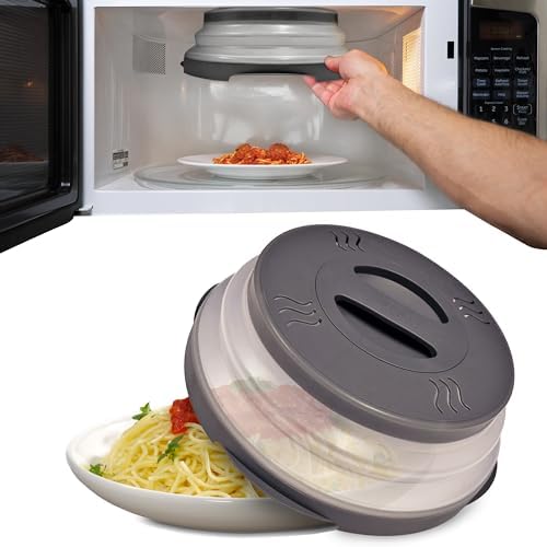 HOVER COVER Magnetic Microwave Splatter Cover with High Power, St...