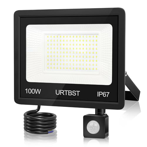 Projecteur LED Extérieur 100W avec détecteur de mouvement IP67 7000K