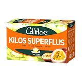CELLIFLORE   Thé Kilos Superflus   Drainage   Oxydation Des Graisses   Réduction De La Fatigue   Arôme Fruit De La Passion   20 Sachets