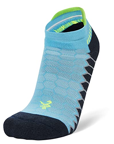 Balega Silver Compression Fit Performance No Show Athletic Running Socks For Men And Women (1 Pair), Aqua, X-Large #TOP6