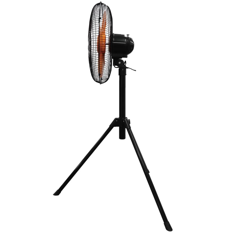 Amazon.co.jp: 広電 工場扇 業務用扇風機 三脚型 45cm 樹脂羽根 首振り