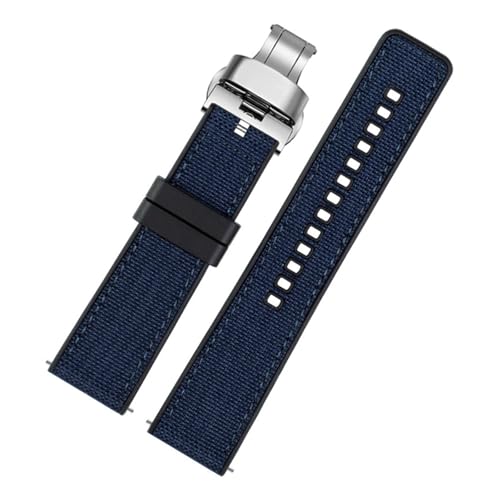 Correa de reloj de lona y goma FYXT para hombre con diseño deportivo ajustable