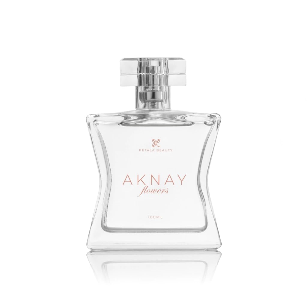 Perfume Aknay Flowers Feminino Fragrância Floral Eau de Parfum100ml