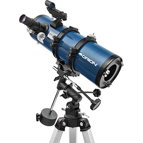 Orion StarBlast II 4.5 Equatorial Reflector Telescope for Astronomy Beginners - Compact & Portable for Family Stargazing - Ideal First Telescope Gift