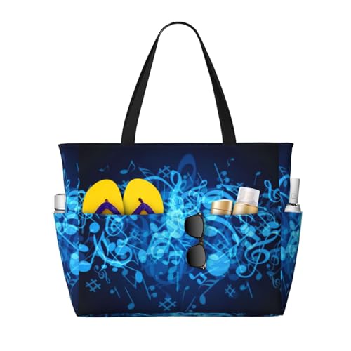 Sac fourre-tout notes de musique idéal pour le travail et les cours