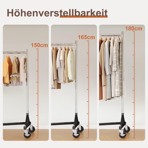 HOKEEPER Z-Kleiderständer 182kg auf Rollen – Ansicht 4