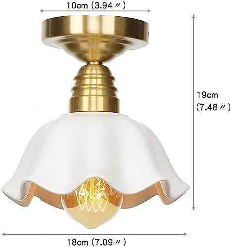 Lampe industrielle près du plafond pour optimiser les petits espaces