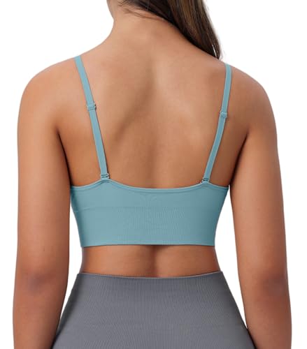 Image of Deep V-Neck Adjustable Women's Sports Bra