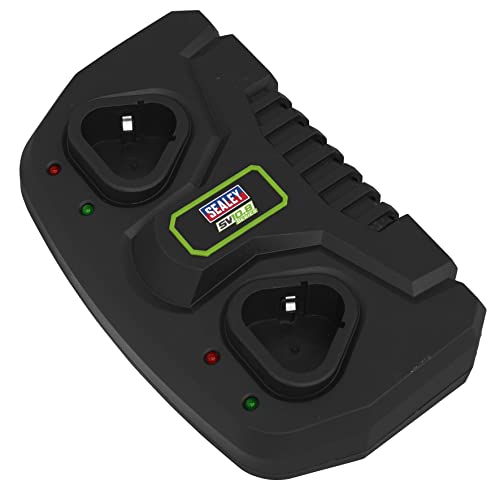 Cargador Sealey SV10.8 de litio dual CP108VMC2 para alimentar dos baterías de 10.8 V 6